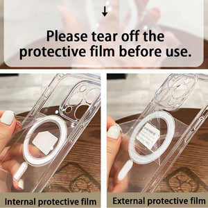Magnetic Transparent Wireless Charge Case